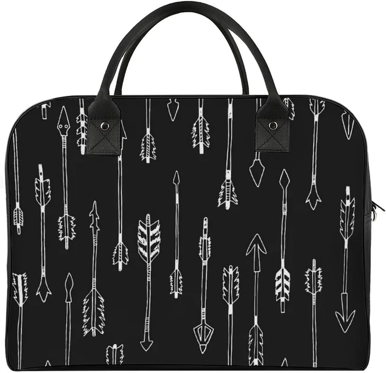 Arrow Black A Sturdy And Sturdy Travel Handbag, A Large Capacity Portable Handbag