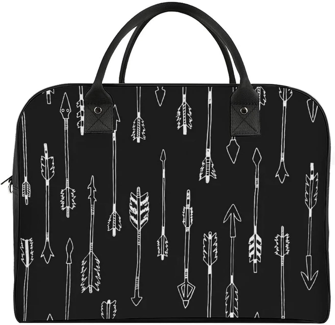 Arrow Black A Sturdy And Sturdy Travel Handbag, A Large Capacity Portable Handbag
