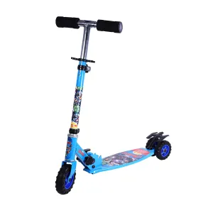 Avengers Scooter Oval | Kids Scooter | Adjustable & Foldable Scooter | Skateboard Scooter | Rear Brake Scooter for kids | Foldable Kids Scooter | For Kids age 5  years