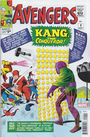 Avengers, The #8A VF/NM ; Marvel comic book | Facsimile Edition Kang