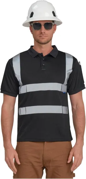 AYKRM High Visibility Security Polo Shirts neon Construction Work Shirts