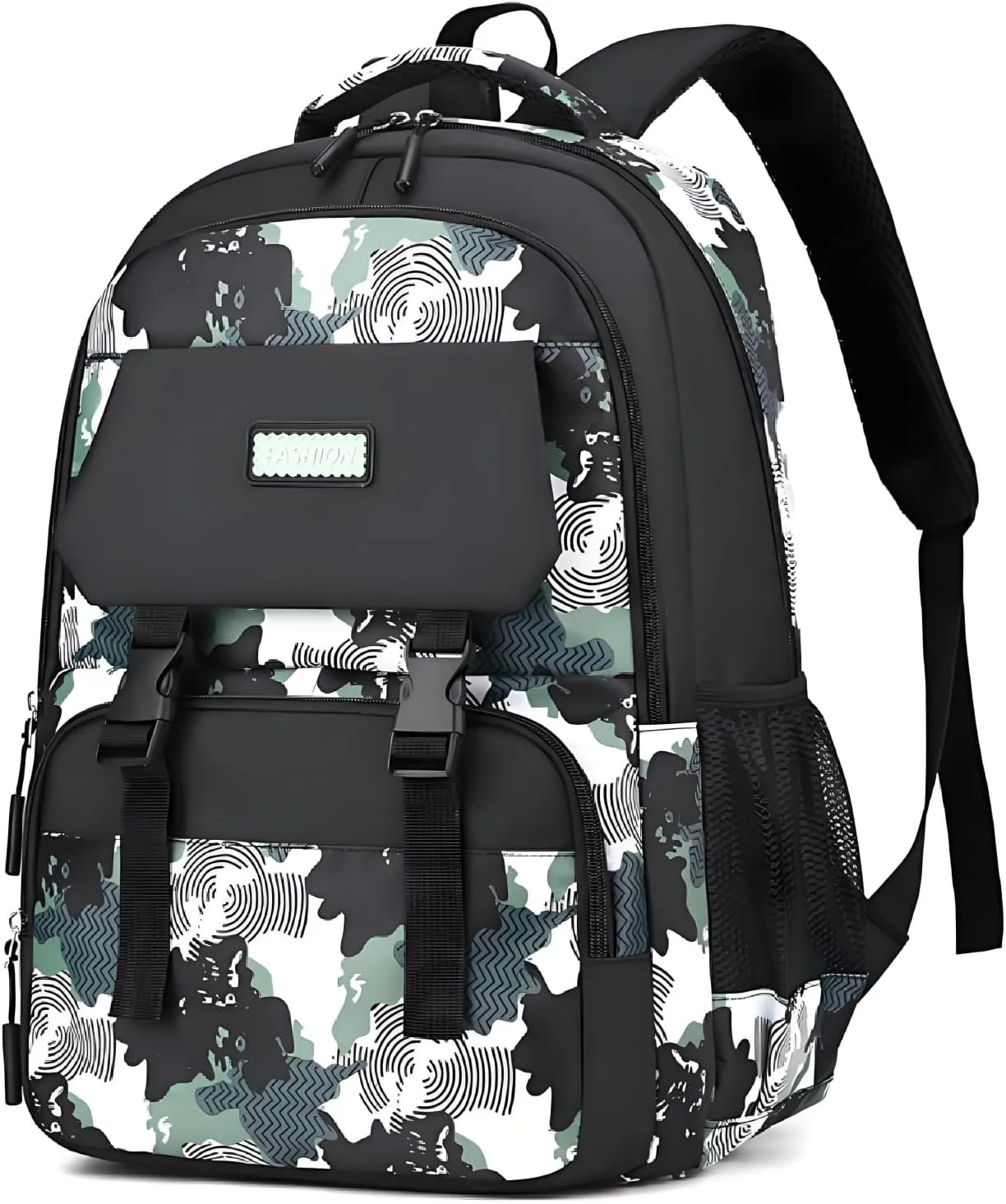 Backpack for Boys Kids School Bags Teen Elementary Middle Student Backpacks 16 inch Laptop Bag Back Packs(Green)