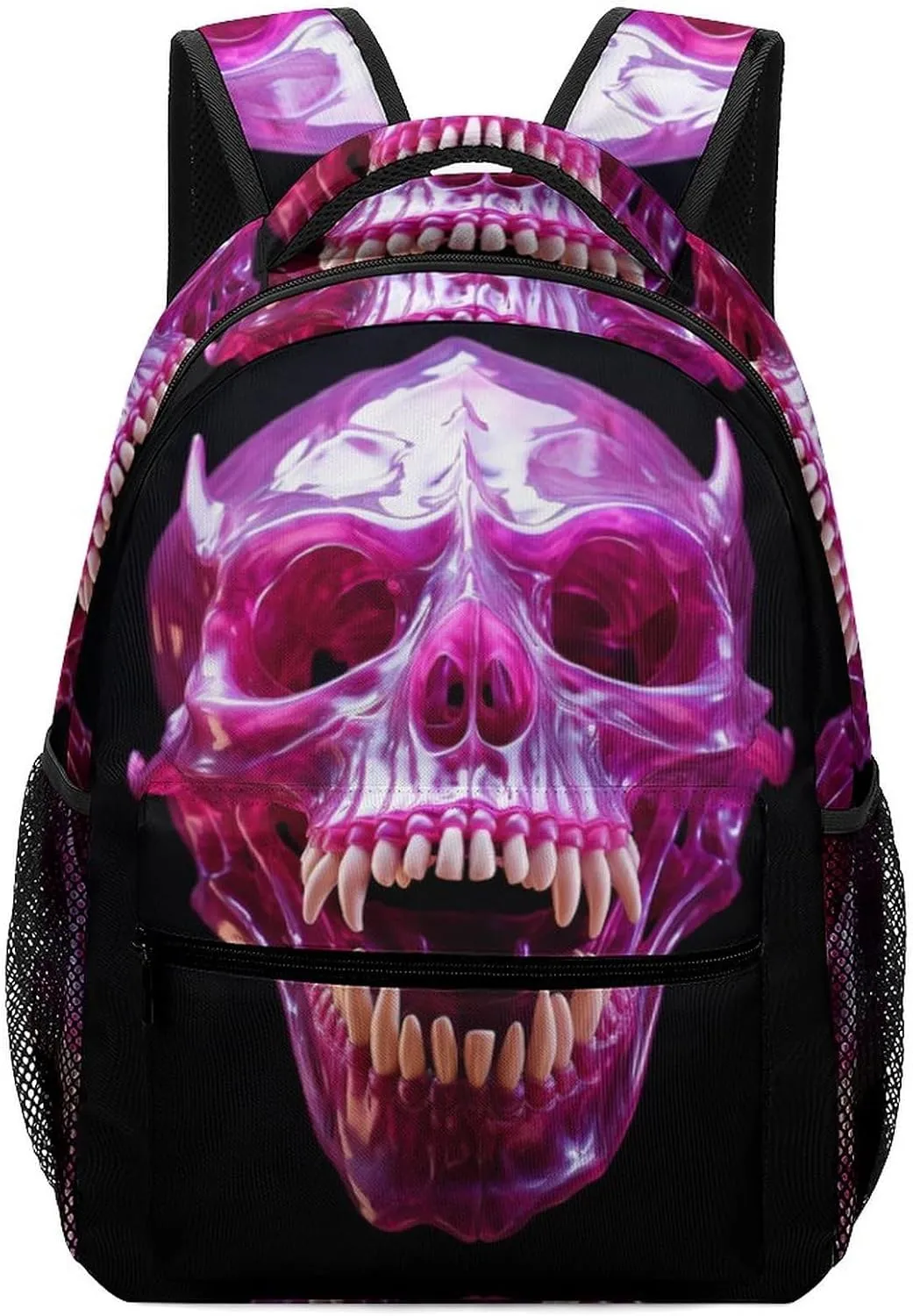 Backpacks Skull Open Mouth Travel Bag Laptop Backpack Casual Daypack for Weekender Business Hiking