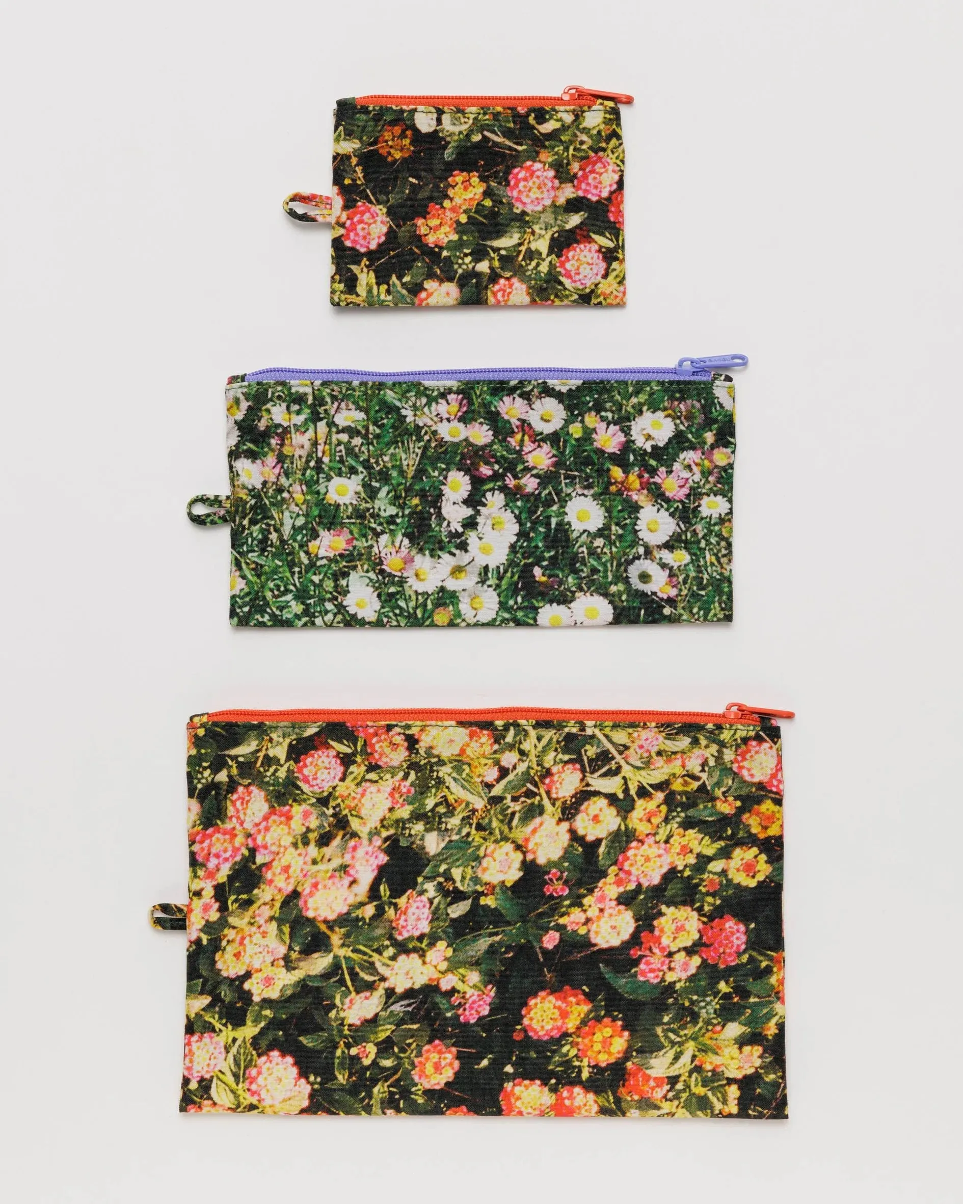 Baggu - Flat Pouch Set Floral