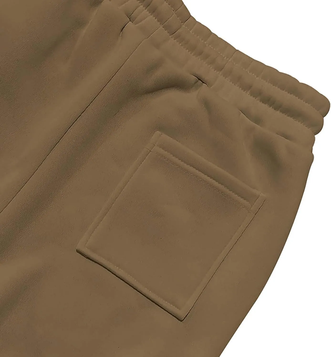 Baggy Cargo Sweatpants for Men Casual Sweat Pants Drawstring Waist Athletic Pants Joggers with Pockets