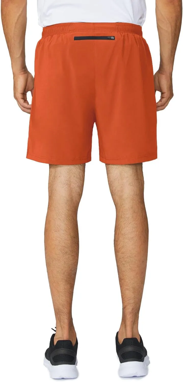 baleaf Men's 5" Running Athletic Shorts for Workout Gym Tennis Sports Lightweight Quick Dry with Zipper Pocket