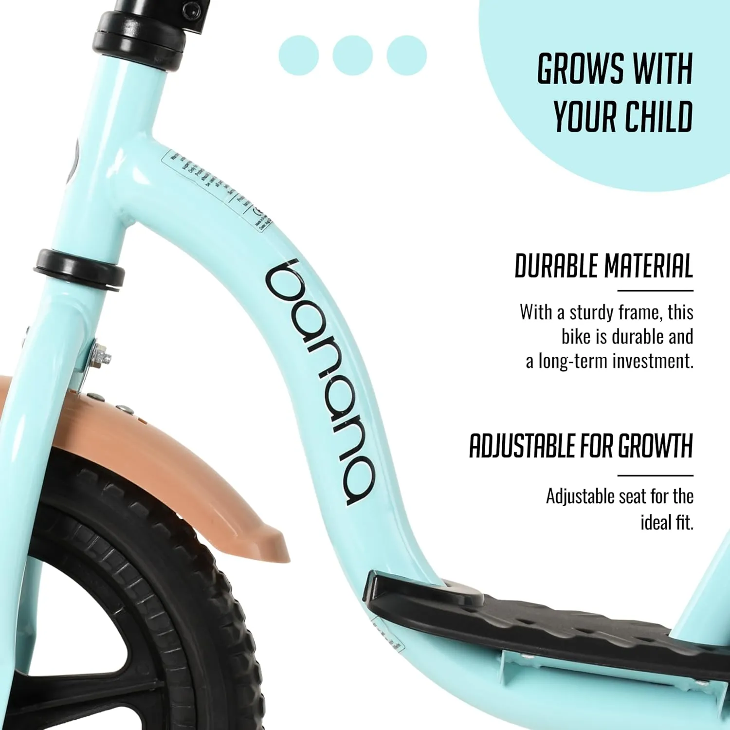 banana bike Lava Sport Kids Balance Bike - No Pedal Kids Bikes - Walking Bicycles - Beginner Lightweight Sports Training Bicycle for Boys and Girls - Age 2-6 - Adjustable Handlebar and Seat