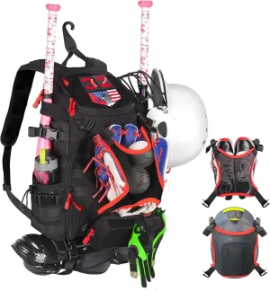 Baseball Backpack Bag Adult Softball Equipment Bag Sport Backpack for Men TBall Basketball Pack Patches