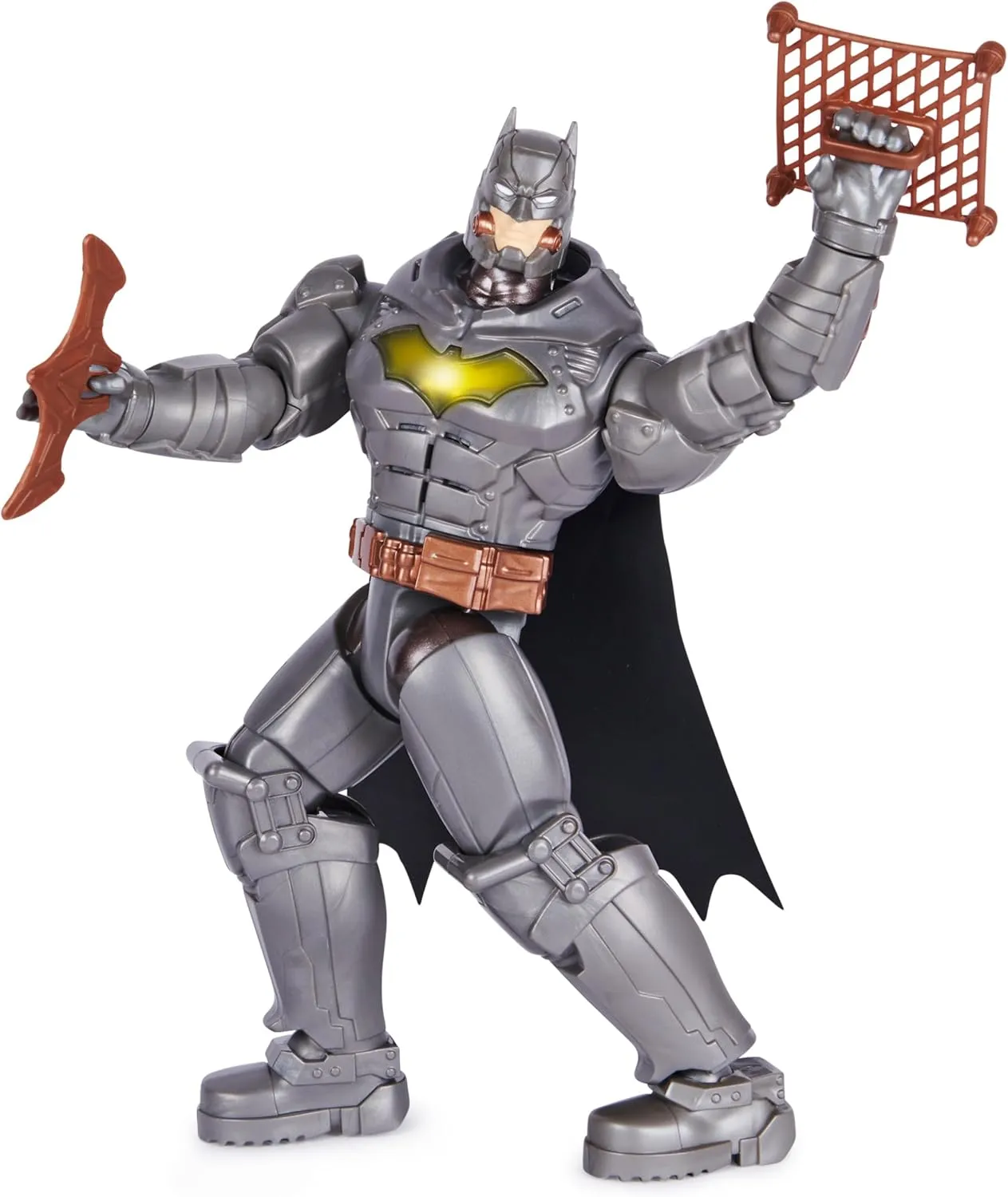 BATMAN DC Comics, Battle Strike Action Figure, 12-Inch Action Figure, 20  Phrases and Sounds Collectible Toys for Boys and Girls Ages 3 