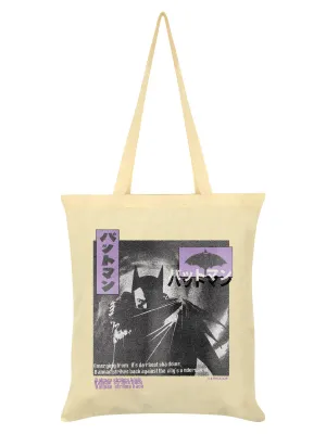 Batman Logo Cream Tote Bag