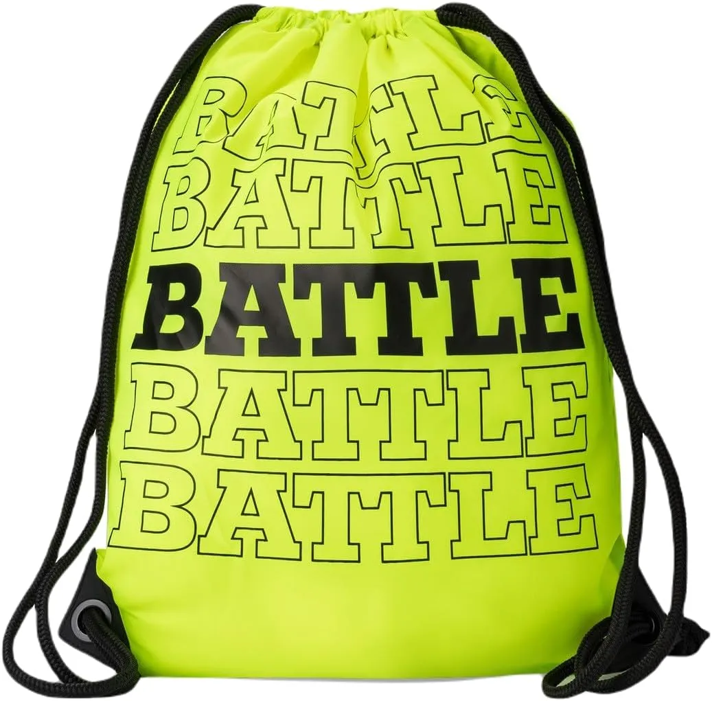 Battle Repeater Cinch Bag, Drawstring Closure, Lightweight (Neon Green)