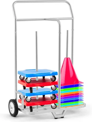 BBTO Scooter Storage Cart Scooter Stacker for Gym Indoor Outdoor Activities Play Equipment Storage and Organization