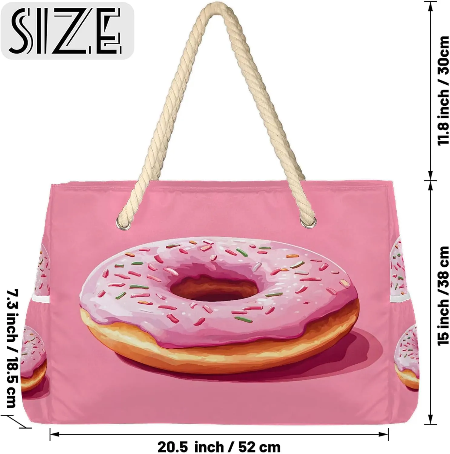 Beach Tote Bags for Women with Zipper Large Pool Bags for Swimming Travel Gym