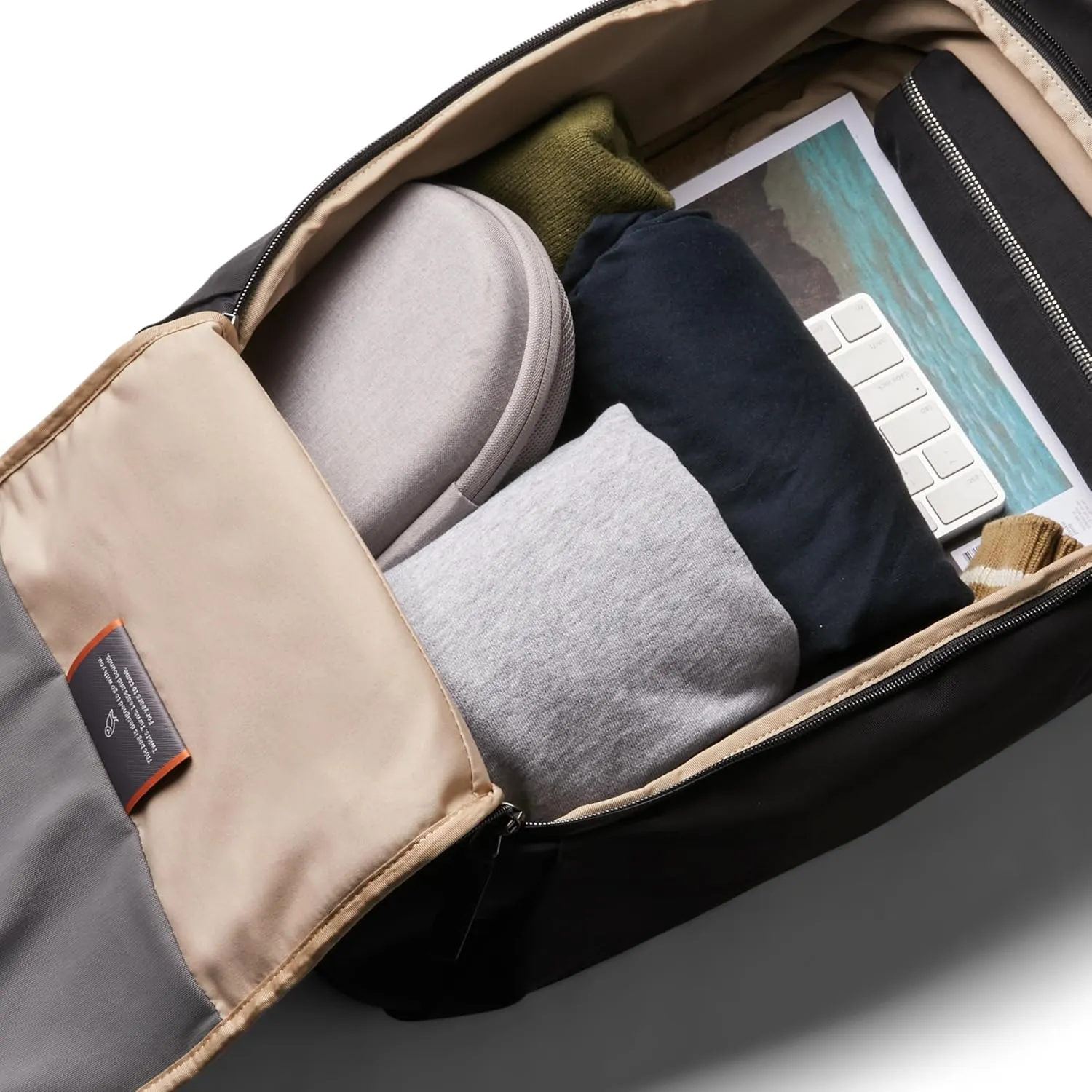 Bellroy Transit Workpack Second Edition (20L, fits 16” laptops, tech, gym gear, water bottle, daily essentials)- Black