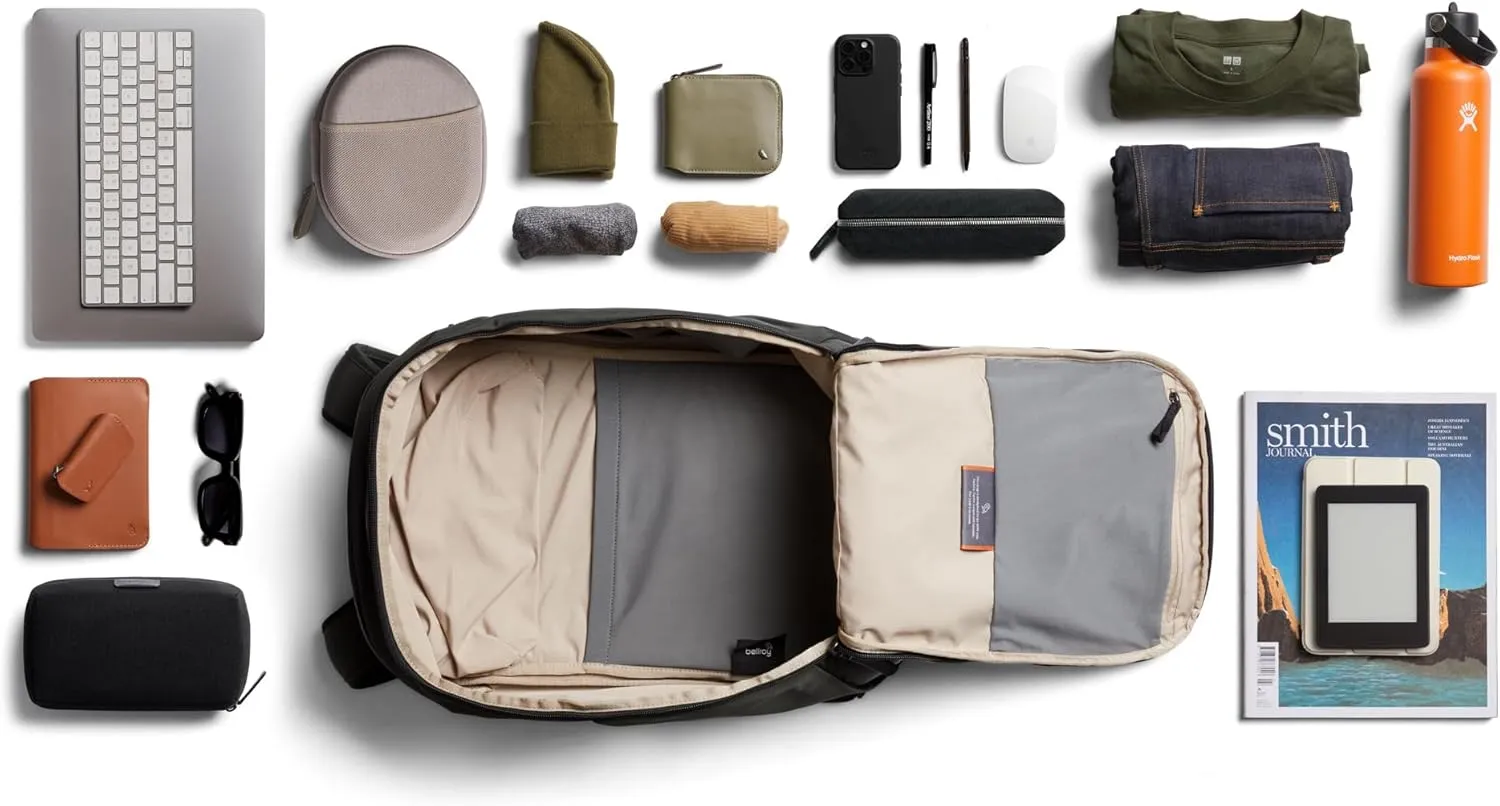 Bellroy Transit Workpack Second Edition (20L, fits 16” laptops, tech, gym gear, water bottle, daily essentials)- Olive