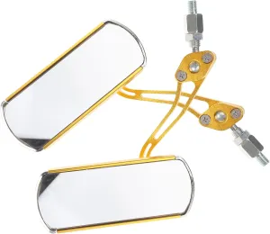 BESPORTBLE Enhance Biking Visibility 2pcs Reflective Rear View Mirrors for Bikes Motorbikes and Scooters