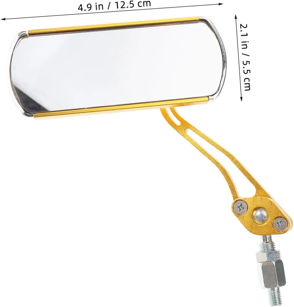 BESPORTBLE Enhance Biking Visibility 2pcs Reflective Rear View Mirrors for Bikes Motorbikes and Scooters