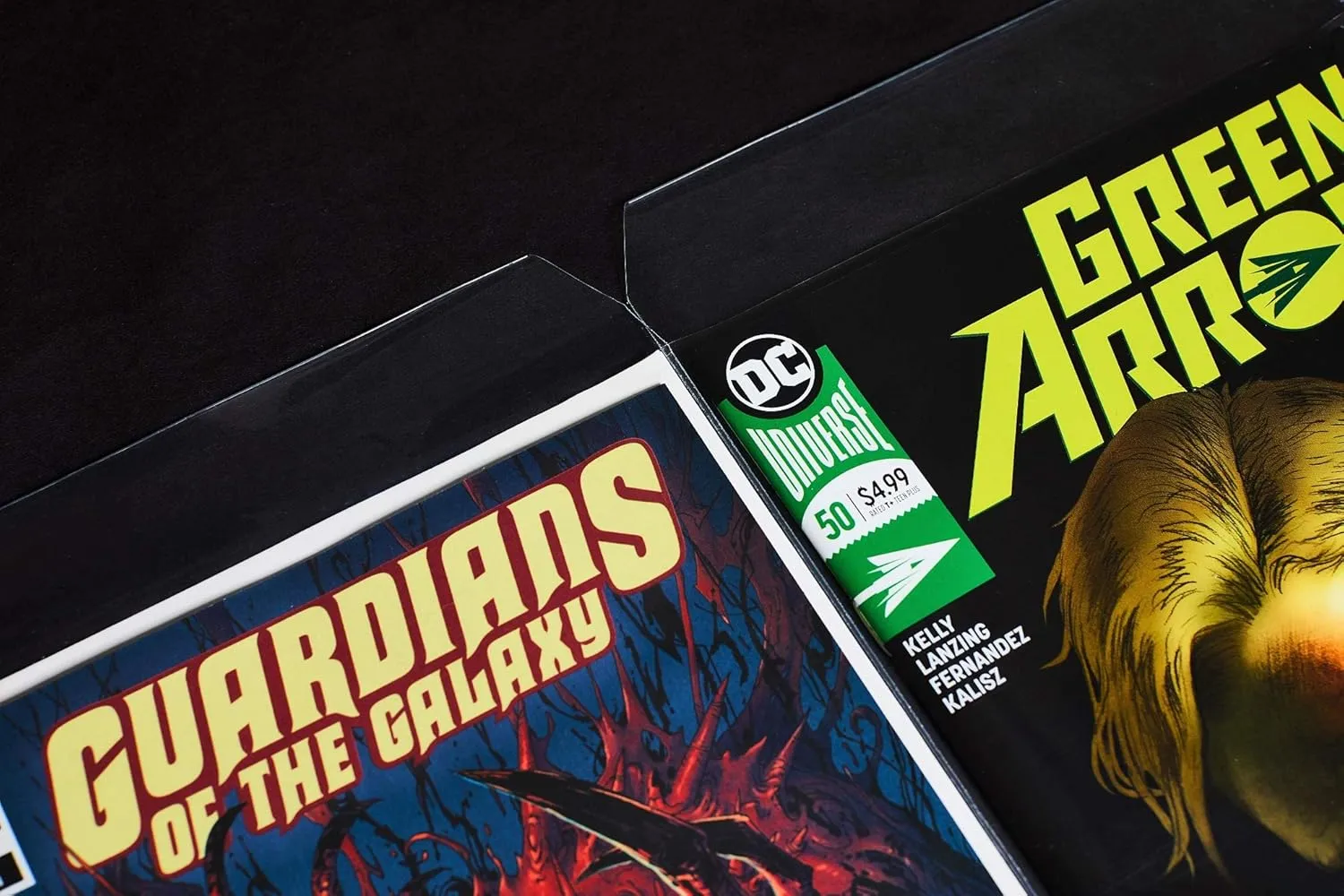 Big Fudge 50 Comic Book Bags and Boards - Protector Sleeves for Comics and Magazines - Archival Protection for 1990s to Current Comic Books - 7.25" x 10.5"