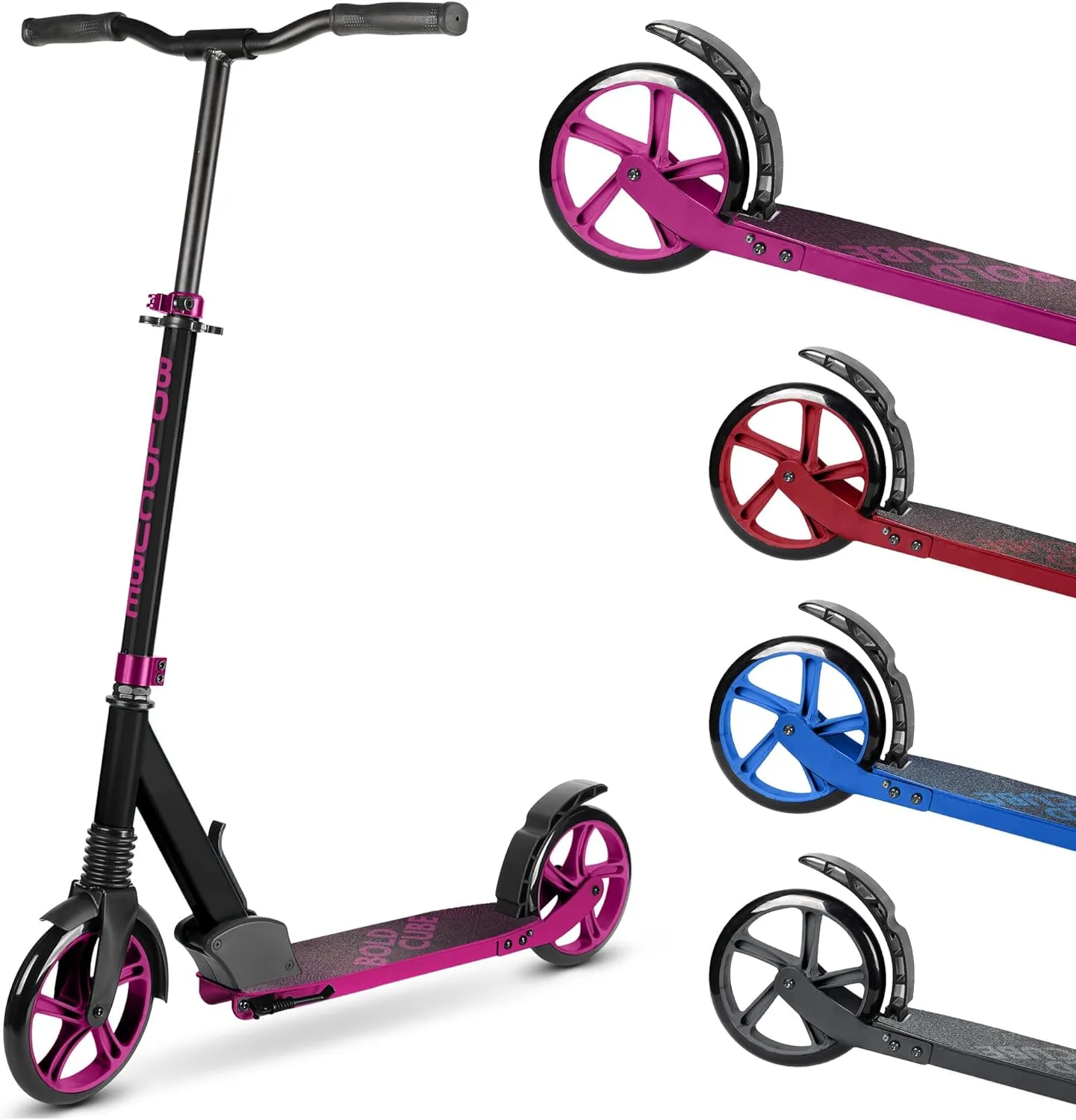 Big Wheeler | Scooter for Kids & Teens Ages 7  Years | Play & Commute | Front Suspension | Height Adjustable 86 to 111 cm