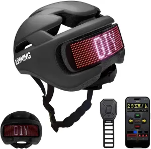 Bike Helmet - Bicycle Helmets with LED Light - Adult Youth Urban Bike Commuter, e-Bike, Scooter Helmet (58-62 cm)