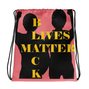 Black Lives Matter Drawstring bag