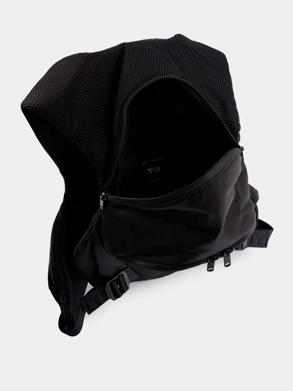 Black Technical Vest Backpack