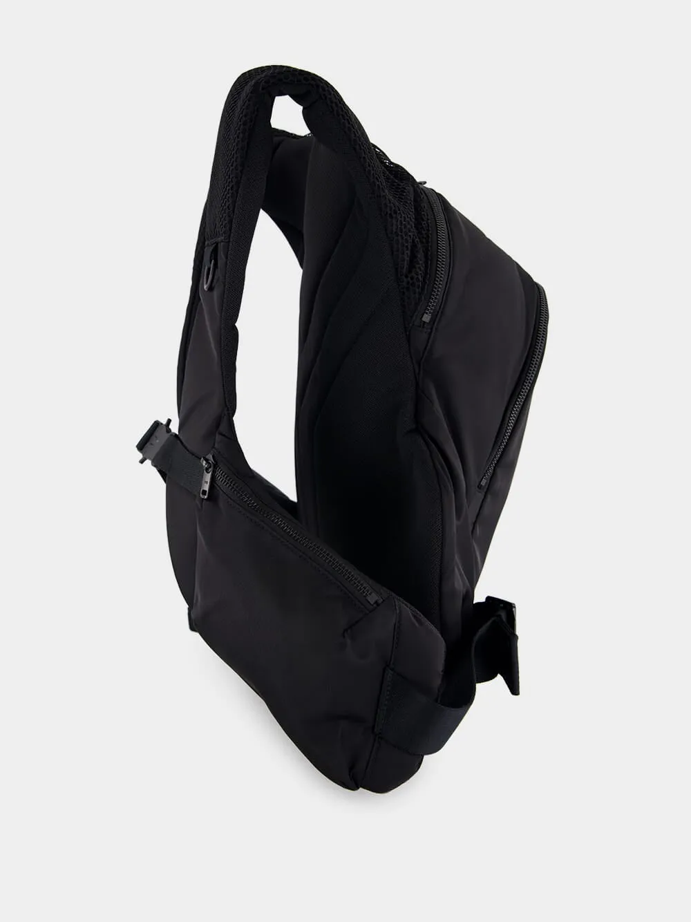 Black Technical Vest Backpack