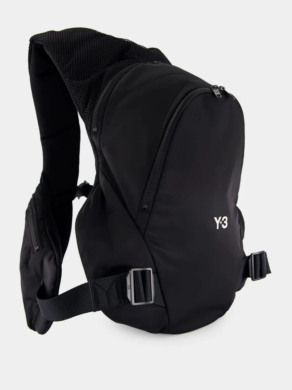 Black Technical Vest Backpack
