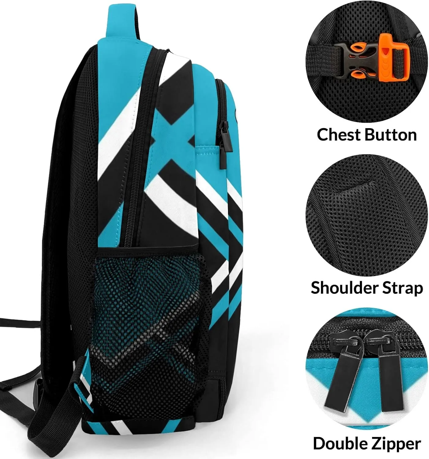 Blue Cheerleader Cheer Backpack Personalized with Name for Men Women Shoulder Bag Laptop Bag Bookbag