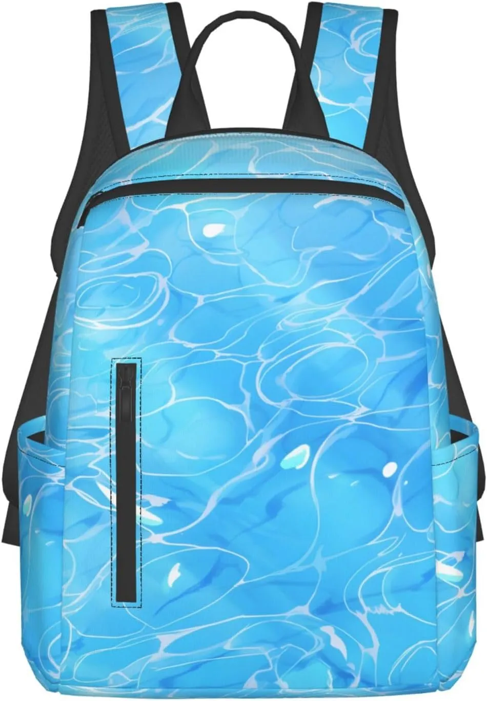 Blue Sea Water Travel Backpack for Women Men Lightweight Laptop Backpack Casual Daypack Backpack Purse for Hiking Gym Camping Business