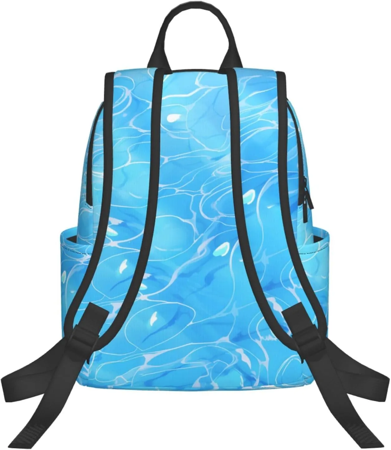 Blue Sea Water Travel Backpack for Women Men Lightweight Laptop Backpack Casual Daypack Backpack Purse for Hiking Gym Camping Business