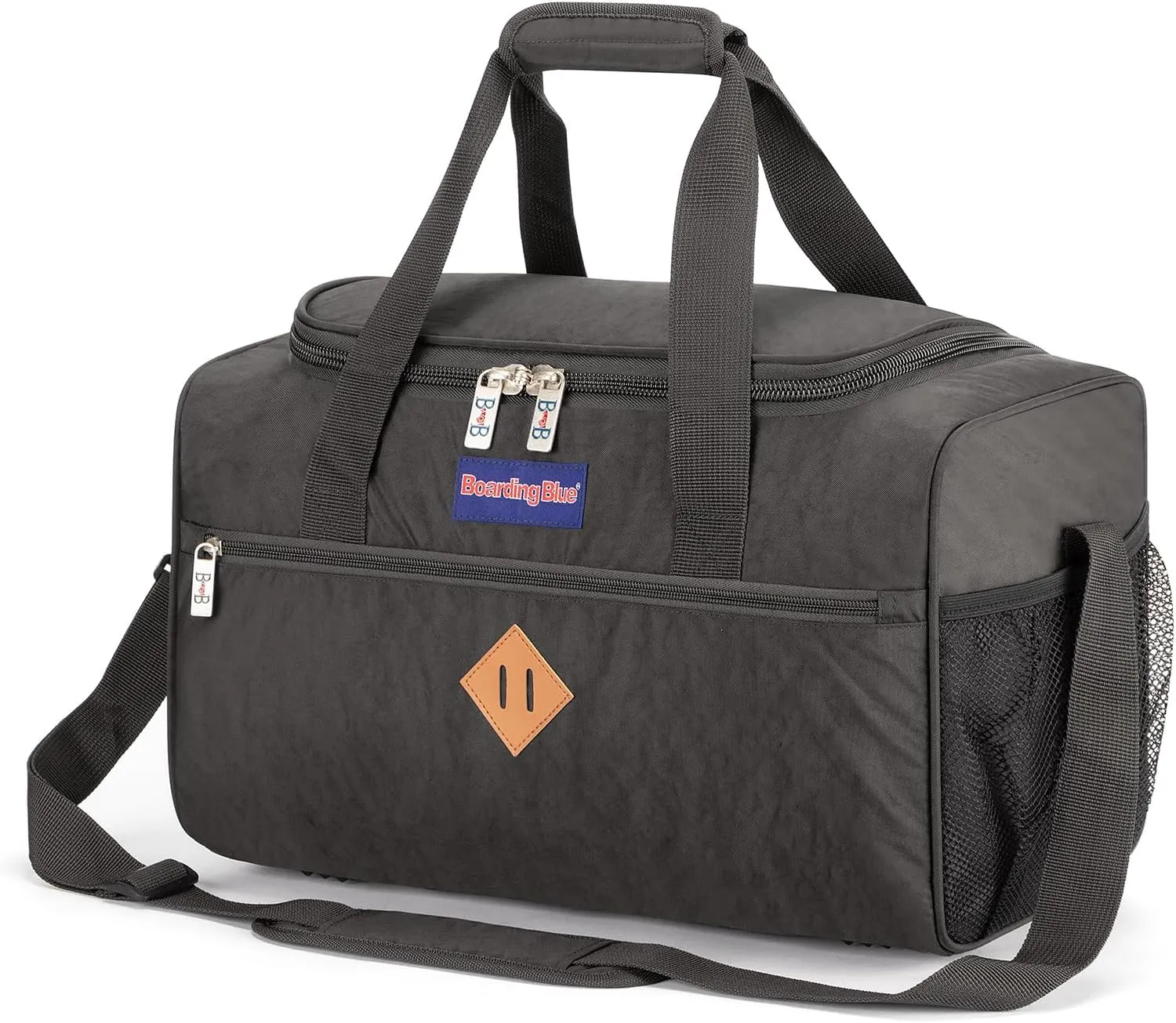 Boardingblue 17" Personal Item Under Seat Duffel Bag for United Airlines (Beige)