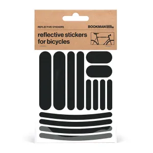 Bookman Reflective Stripes Sticker Black