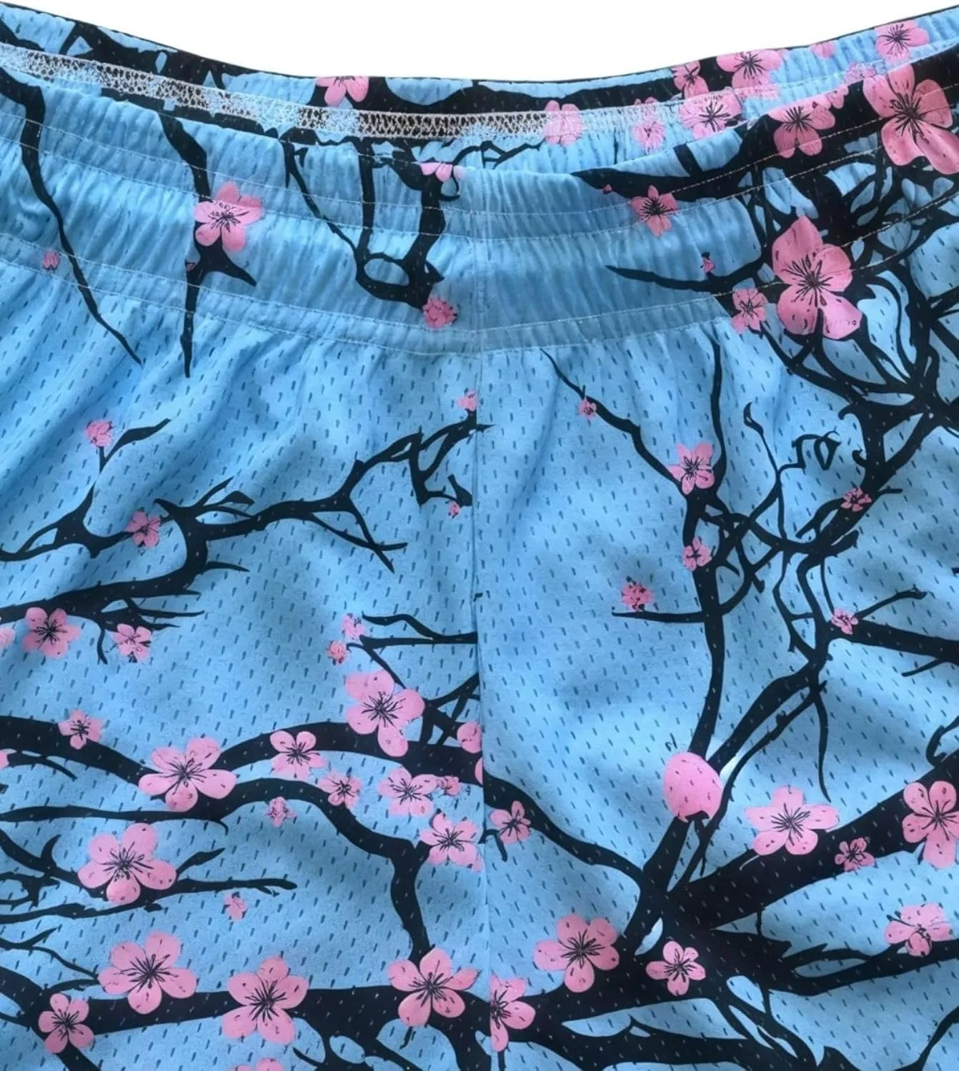 BOOMLEMON Mens Mesh Graphic Print Shorts Fashion Designer Workout Shorts Retro Casual Cool Streetwear Short Pants