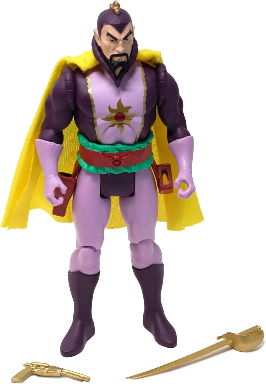 Boss Fight Studio Ming The Merciless from Flash Gordon, King Features Comics Power Stars Collectible Action Figure – Retro-Style Figurine with Accessories and Detailed Sculpting – 5” Tall