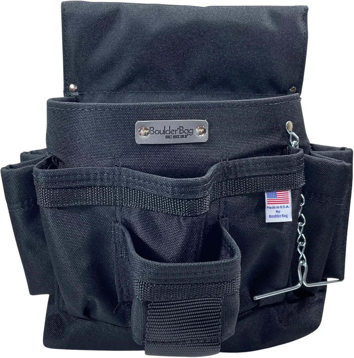 BOULDER Bag ULT 120 Ultimate Electrician Single Pouch. Tool Belt Ready Durability Wide Mouth, Deep Pockets, Pro Box Design. Made in The USA. …
