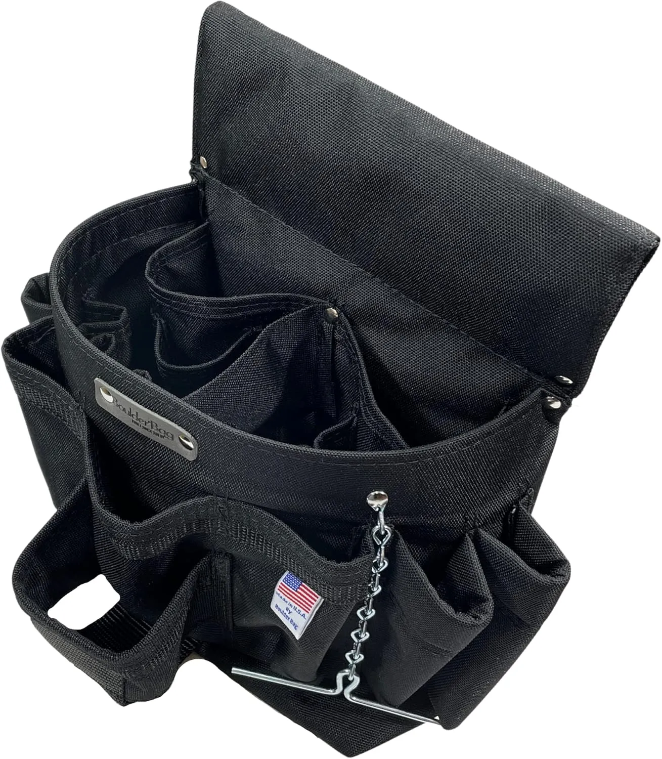 BOULDER Bag ULT 120 Ultimate Electrician Single Pouch. Tool Belt Ready Durability Wide Mouth, Deep Pockets, Pro Box Design. Made in The USA. …