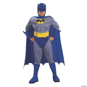 Boy's Deluxe Muscle Batman™ Costume - Small