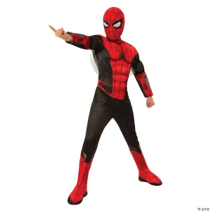 Boy's Spider-Man: Far From Home Deluxe Red & Black Spider-Man Costume