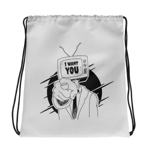 Brainwashed Sheeple Drawstring Bag