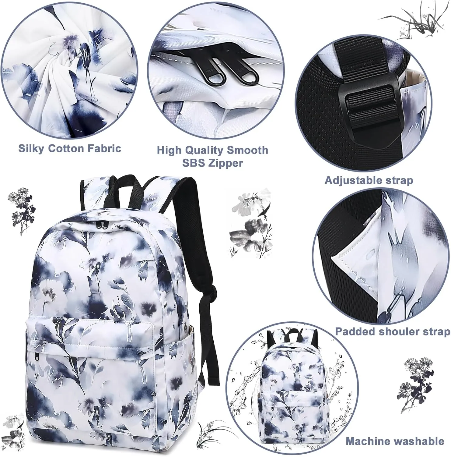 BTOOP Girls School Backpack Galaxy Schoolbag Laptop Bookbag Insulated Lunch Tote Bag Purse Teens Boys Kids