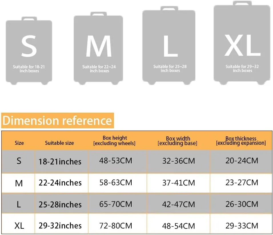 Business Travel Luggage Protector,Suitcase Covers Sturdy Travels Bags Protective Cover Lightweight Reusable for Travel Outdoors Cartoon Cats