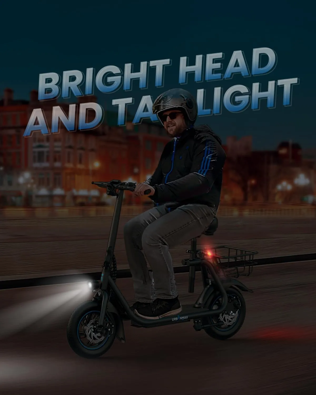 C1/C1 Pro Electric Scooter with Seat, 450W Powerful Motor up to 20/25 Miles Range, Foldable Electric Scooter for Adults Max Speed 15.5/18.6 Mph, Electric Scooter for Commuting with Basket