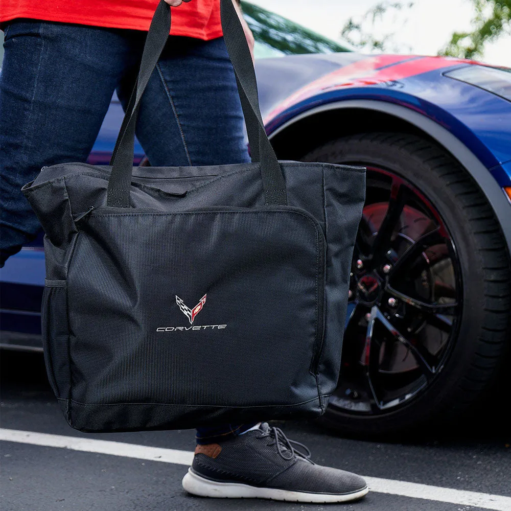 C8 Corvette City Tote Bag