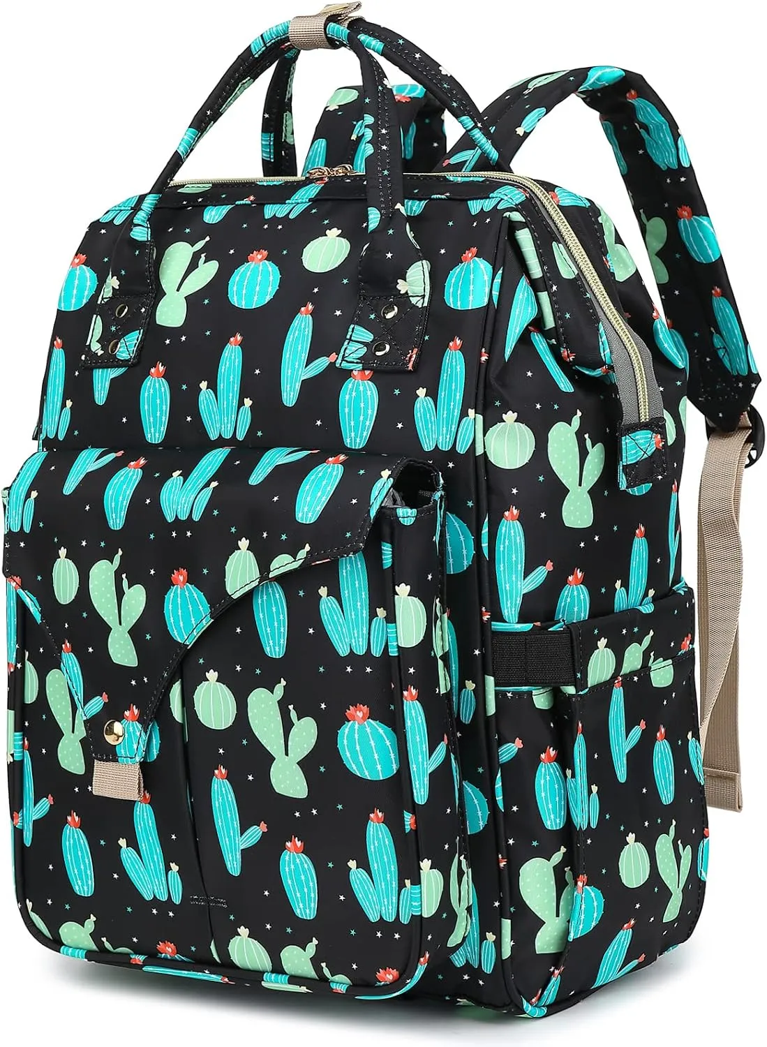 Cactus Laptop Backpack College School Backpack Bookbags Nurse Backpacks Travel Bags Casual Daypacks for Women Girls Fits 15.6 Inch Notebook