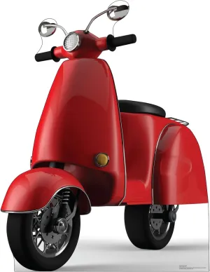 Cardboard People Vespa Scooter Life Size Cardboard Cutout Standup