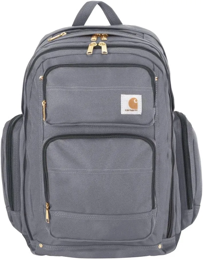 Carhartt Legacy Deluxe Work Backpack with 17-Inch Laptop Compartment, Grey