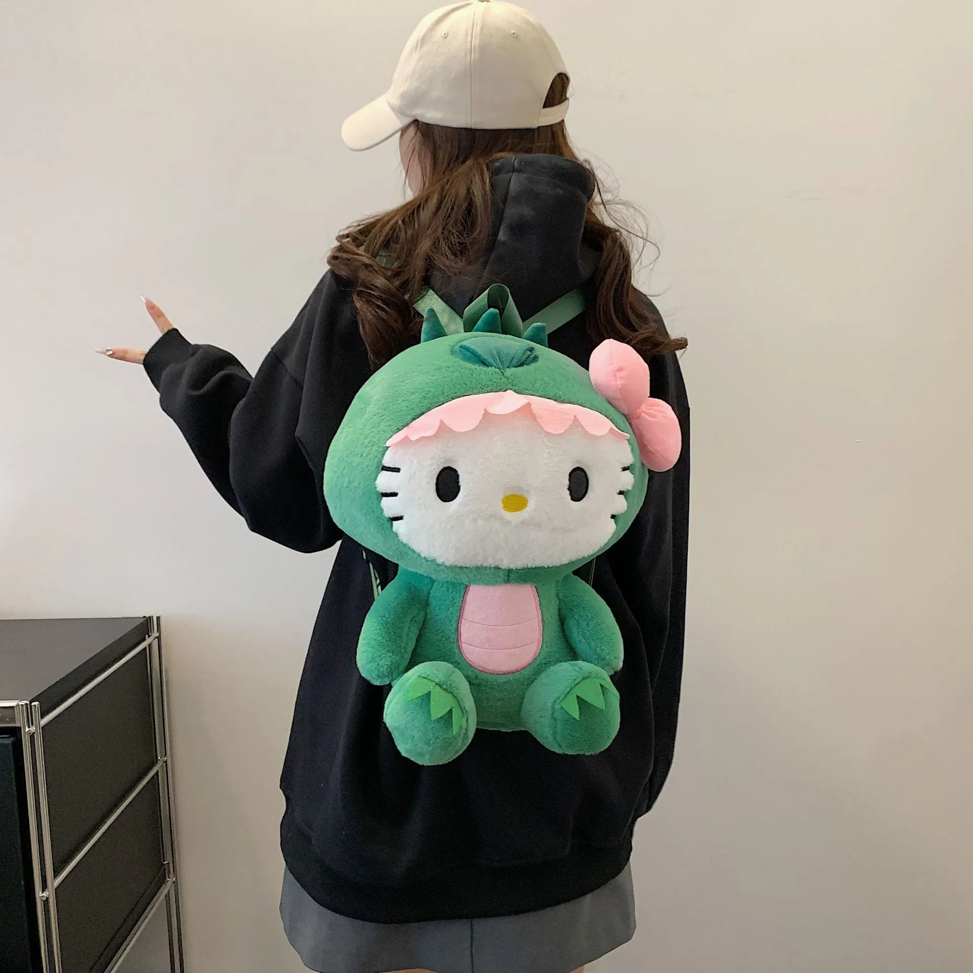 Cat Plush Cartoon Cute Clow Gift Backpacks
