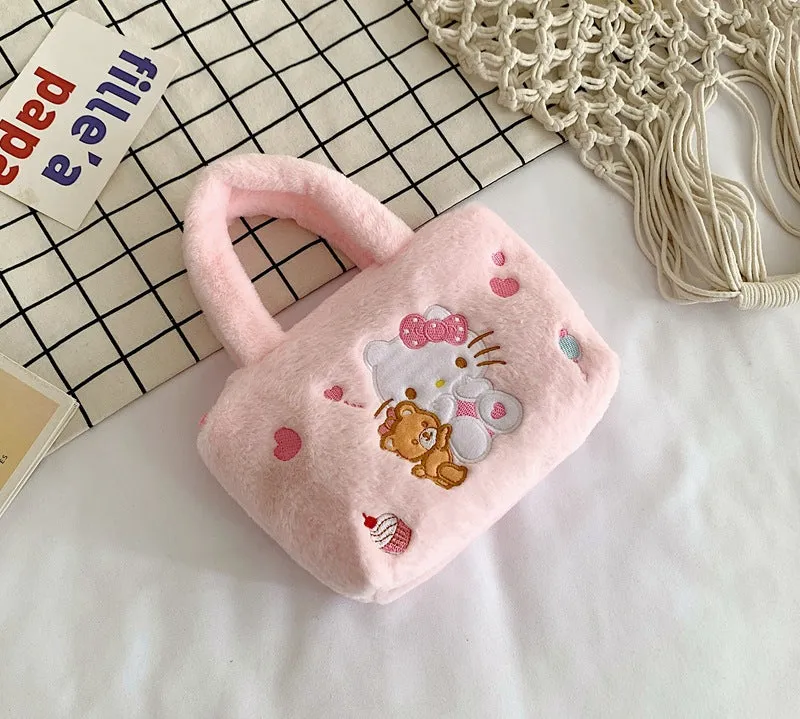 Cat Plush Cartoon Cute Clow Gift Backpacks