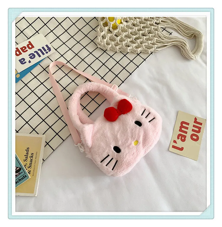 Cat Plush Cartoon Cute Clow Gift Backpacks